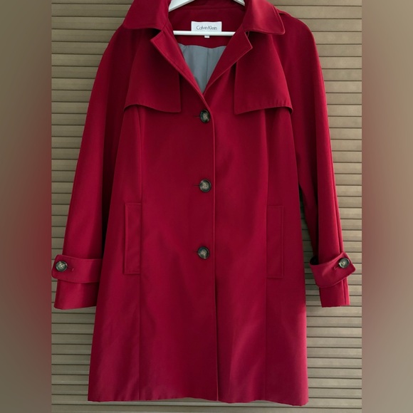 Calvin Klein Rich Red Fabric - Picture 1 of 6